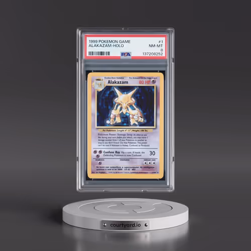 1999 Pokémon Game #1 Alakazam - Holo (PSA 8 NM-MT)