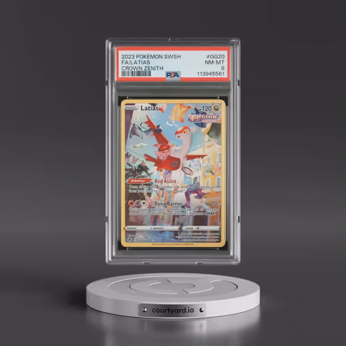 2023 Pokémon Sword and Shield Crown Zenith #GG20 Latias - Full Art (PSA 8 NM-MT)