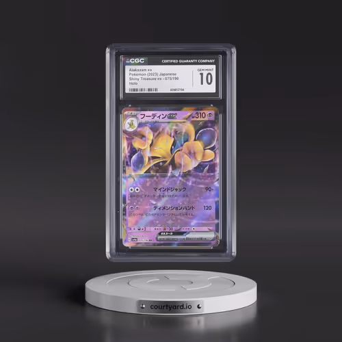 2023 Shiny Treasure ex #075/190 Alakazam ex - Holo (CGC 10 GEM MINT)