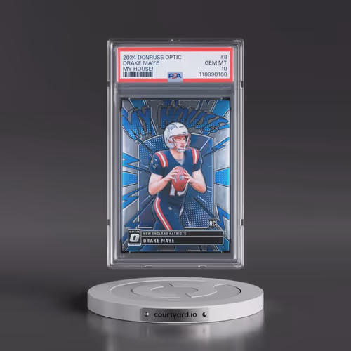 2024 Panini Donruss Optic My House! #8 Drake Maye (PSA 10 GEM MINT)