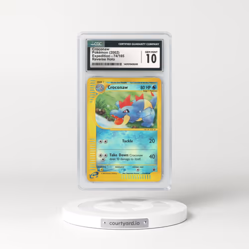 2002 Expedition #74 Croconaw - Holo (CGC 10 GEM MINT)