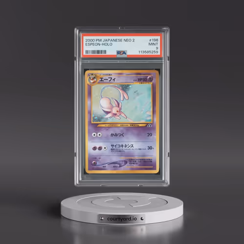 2000 Pokémon Neo 2 #196 Espeon - Holo (PSA 9 MINT)