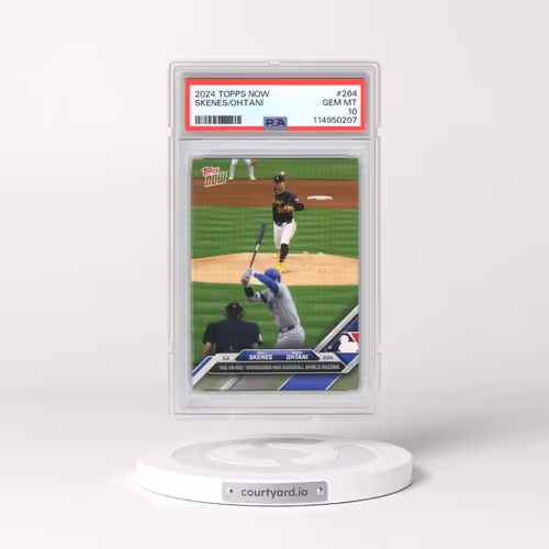 2024 Topps Now #264 Paul Skenes/Shohei Ohtani (PSA 10 GEM MINT)