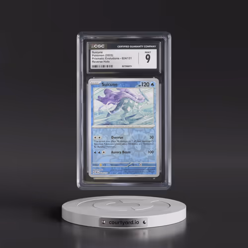 2024 Prismatic Evolutions - PRE EN #024/131 Suicune - Reverse Holo (CGC 9 MINT)