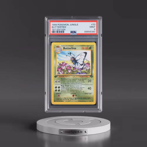 1999 Pokémon Jungle #33 Butterfree - 1st Edition (PSA 9 MINT)