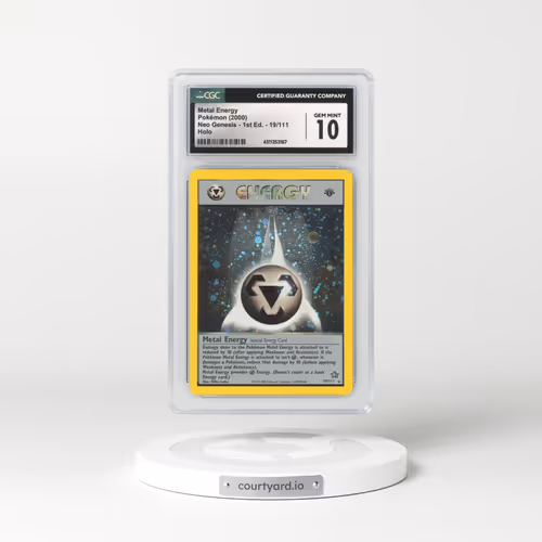 2000 Neo Genesis #19 Metal Energy - 1st Edition Holo (CGC 10 GEM MINT)