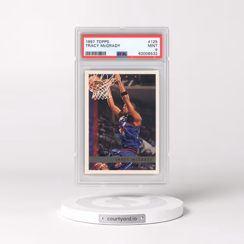 1997 Topps #125 Tracy McGrady (PSA 9 MINT)