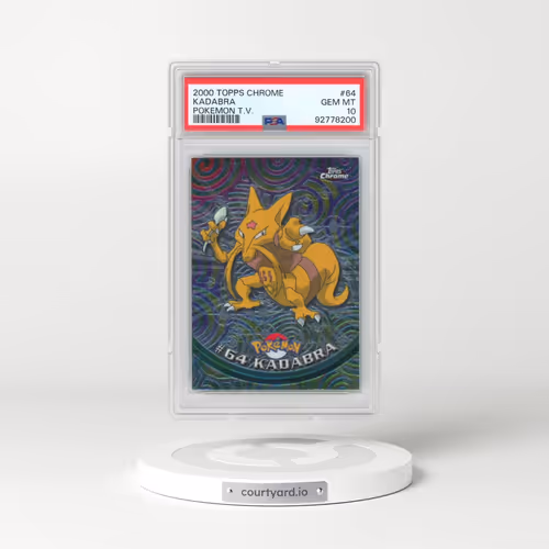 2000 Topps Chrome Pokémon T.V. #64 Kadabra (PSA 10 GEM MINT)
