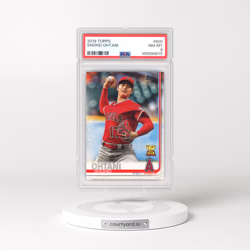 2019 Topps #600 Shohei Ohtani (PSA 8 NM-MT)
