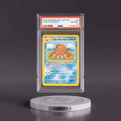2002 Pokémon Neo Destiny #26 Light Piloswine (PSA 10 GEM MINT)