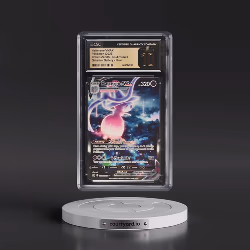 2023 Crown Zenith #GG47/GG70 Hatterene VMAX - Galarian Gallery Holo (CGC 10 PRISTINE)