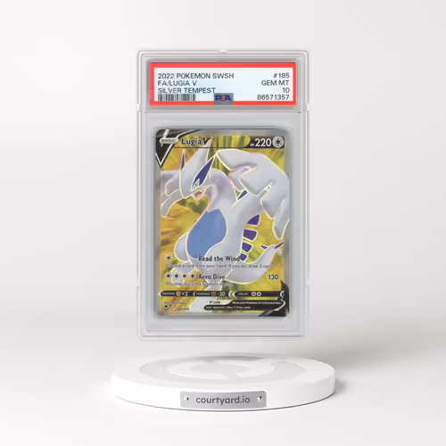 2022 Pokémon Sword & Shield Silver Tempest #185 Lugia V - Holo Full Art (PSA 10 GEM MINT)