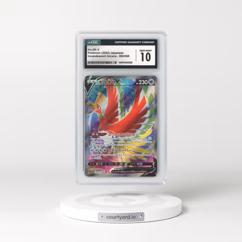 2022 Japanese Incandescent Arcana #80 Ho-Oh V - Full Art Holo (CGC 10 GEM MINT)