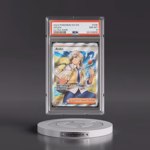 2023 Pokémon Svi EN-Scarlet & Violet #235 Arven - Ultra Rare (PSA 8 NM-MT)