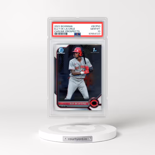 2022 Bowman Chrome Prospects #BCP50 Elly de La Cruz (PSA 10 GEM MINT)