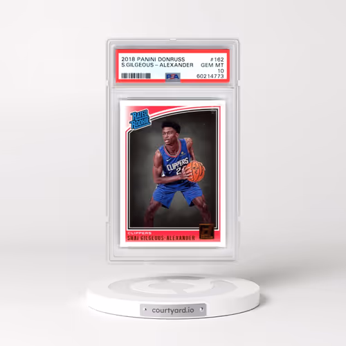 2018 Panini Donruss #162 Shai Gilgeous-Alexander (PSA 10 GEM MINT)