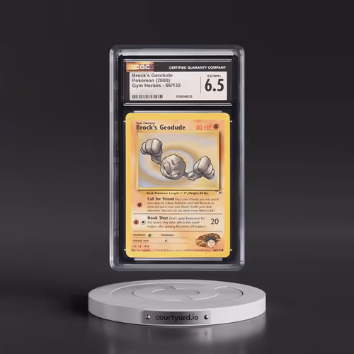 2000 Gym Heroes #66/132 Brock's Geodude (CGC 6.5 EX-NM+)