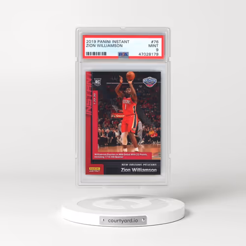 2019 Panini Instant #76 Zion Williamson (PSA 9 MINT)