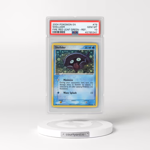 2004 Pokémon EX Fire Red & Leaf Green #79 Shellder - Reverse Foil (PSA 10 GEM MINT)