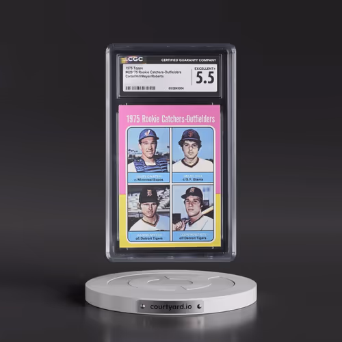 1975 Topps #620 Rookie Catchers-Outfielders (CGC 5.5 EX+)