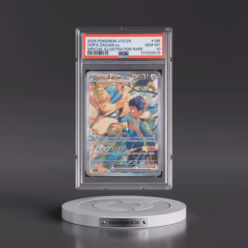 2025 Pokémon Jtg EN-Journey Together #186 Hop's Zacian EX - Holo Special Illustration Rare (PSA 10 G