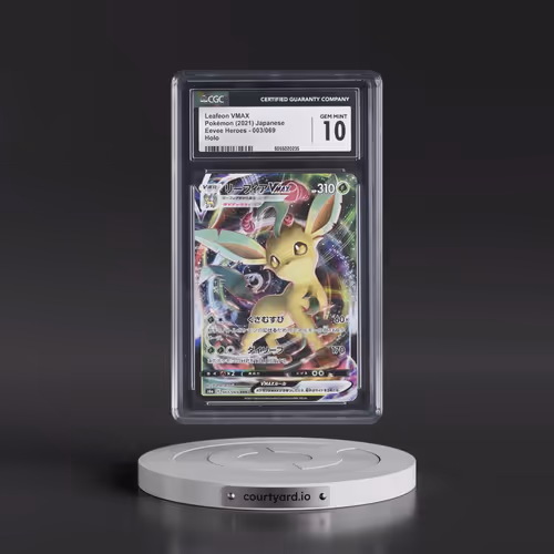2021 Eevee Heroes #003/069 Leafeon VMAX - Holo (CGC 10 GEM MINT)
