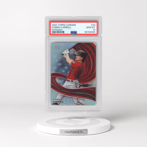 2024 Topps Chrome Strokes #S9 Corbin Carroll (PSA 10 GEM MINT)