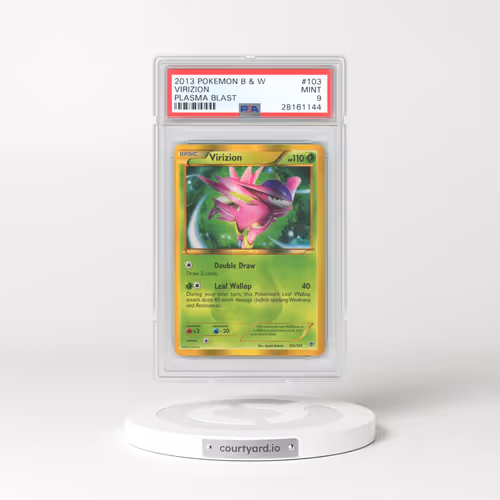 2013 Pokémon Black & White Plasma Blast #103 Virizion (PSA 9 MINT)