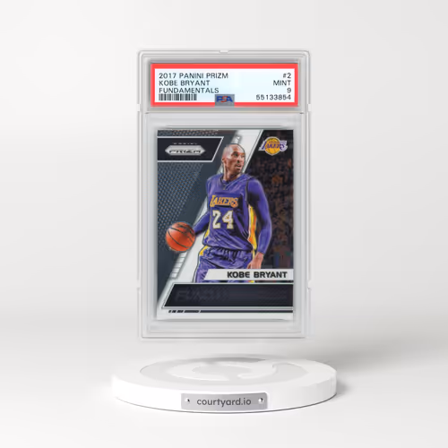 2017 Panini Prizm Fundamentals #2 Kobe Bryant (PSA 9 MINT)