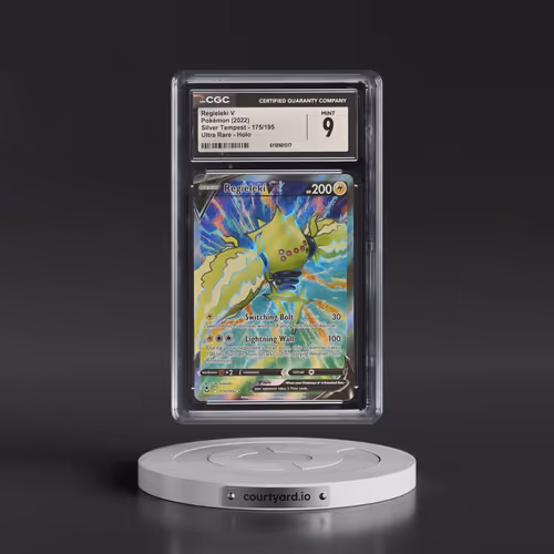 2022 Silver Tempest #175/195 Regieleki V - Ultra Rare Holo (CGC 9 MINT)