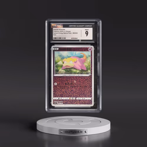 2024 Radiant Energy Special Pack - cs4.1C - - Simplified #002/004 Galarian Slowpoke - Holo (CGC 9 MI