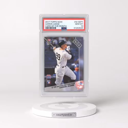 2017 Topps Now Card of the Month #M-SEPT Aaron Judge (PSA 10 GEM MINT)