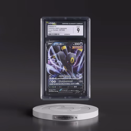 2021 Eevee Heroes #047/069 Umbreon V - Holo (CGC 9 MINT)