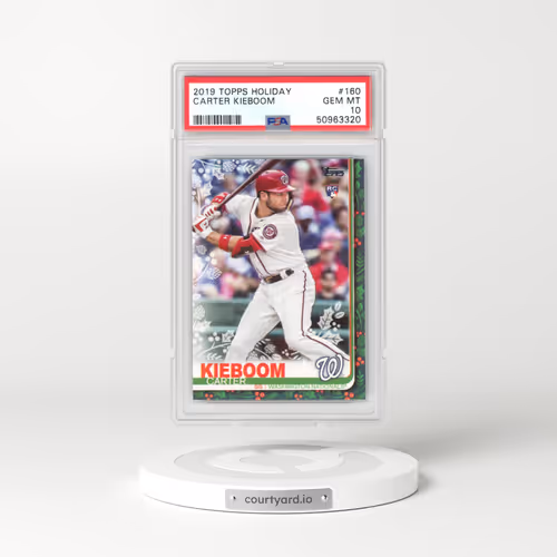 2019 Topps Holiday #160 Carter Kieboom (PSA 10 GEM MINT)