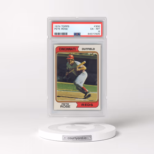 1974 Topps #300 Pete Rose (PSA 6 EX-MT)