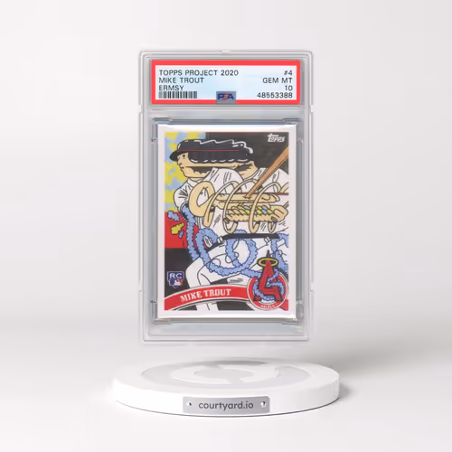 2020 Topps Project 2020 #4 Ermsy/Mike Trout (PSA 10 GEM MINT)