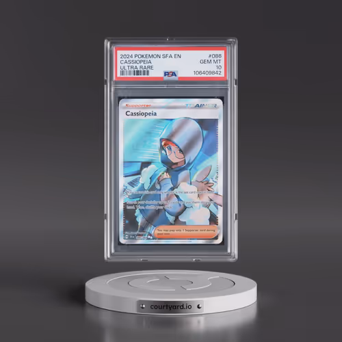 2024 Pokémon Sfa EN-Shrouded Fable #086 Cassiopeia - Ultra Rare (PSA 10 GEM MINT)