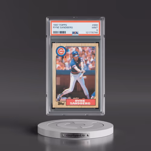1987 Topps #680 Ryne Sandberg (PSA 9 MINT)