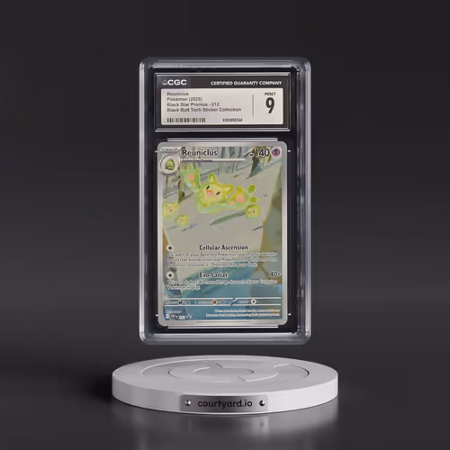 2025 Pokémon Svp EN-SV Black Star Promo #212 Reuniclus - Black Bolt Tech Sticker Collection (CGC 9 M
