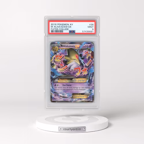 2016 Pokémon XY Fates Collide #26 M Alakazam EX - Holo (PSA 9 MINT)