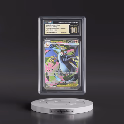 2025 Phantasmal Flames - PFL EN #109/094 Mega Charizard X ex - Ultra Rare Holo (CGC 10 PRISTINE)