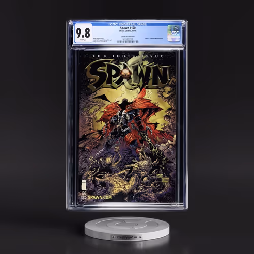 Spawn #100 CGC 9.8 White Pages (Image Comics, 11/00) - Universal Capullo Variant Cover