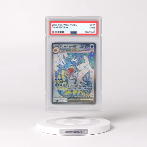 2023 Pokémon Svi EN-Scarlet & Violet #225 Gyarados EX - Holo Ultra Rare (PSA 9 MINT)