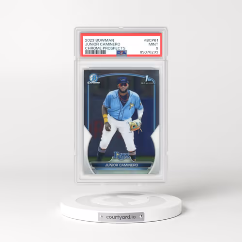 2023 Bowman Chrome Prospects #BCP61 Junior Caminero (PSA 9 MINT)