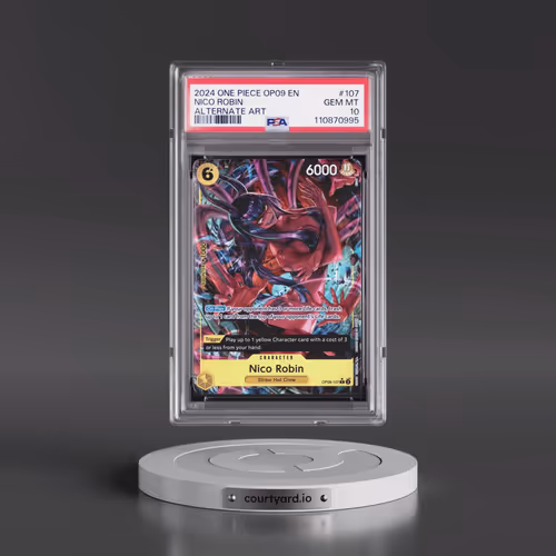 2024 One Piece OP09-Emperors in the New World #107 Nico Robin - Alternate Art (PSA 10 GEM MINT)
