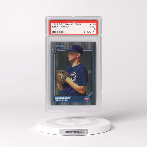 1997 Bowman Chrome #183 Kerry Wood (PSA 9 MINT)