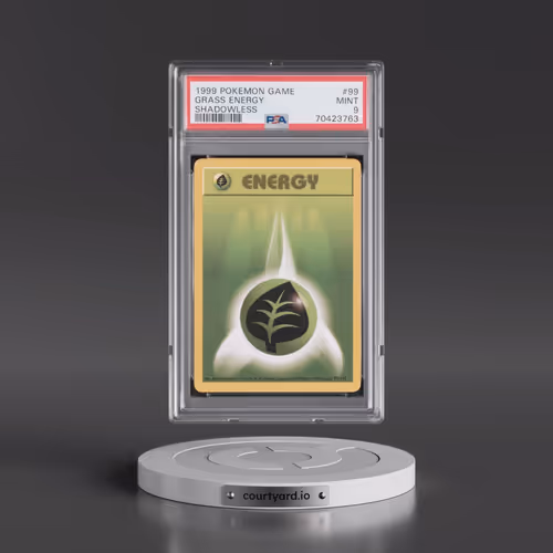 1999 Pokémon Game #99 Grass Energy - Shadowless (PSA 9 MINT)