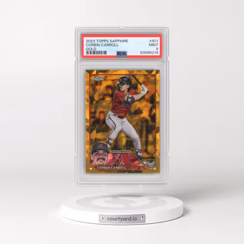 2023 Topps Chrome Sapphire #401 Corbin Carroll - Gold (PSA 9 MINT)