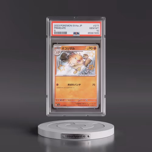 2023 Pokémon Sv4a-Shiny Treasure EX #277 Primeape - S (PSA 10 GEM MINT)
