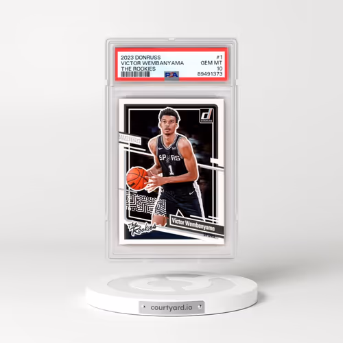 2023 Panini Donruss the Rookies #1 Victor Wembanyama (PSA 10 GEM MINT)